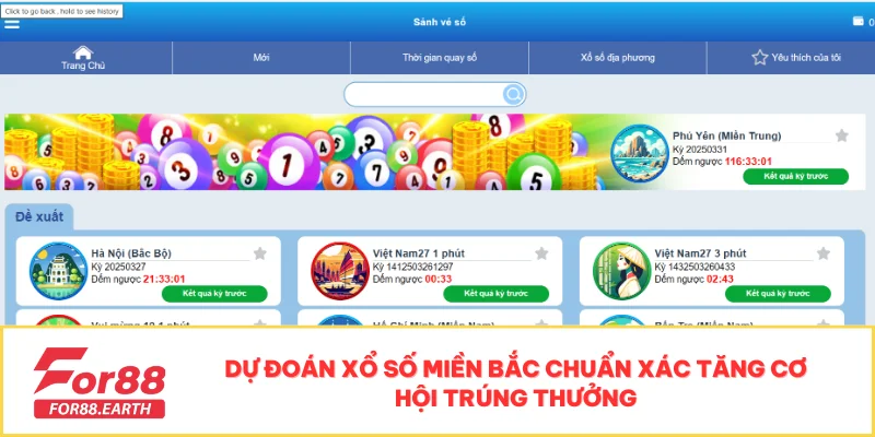 Khám Phá Xổ Số Tại FOR88 - Cơ Hội Thắng Lớn, Tỷ Lệ Cao 4 Dự đoán Xổ số miền Bắc chuẩn xác tăng cơ hội trúng thưởng